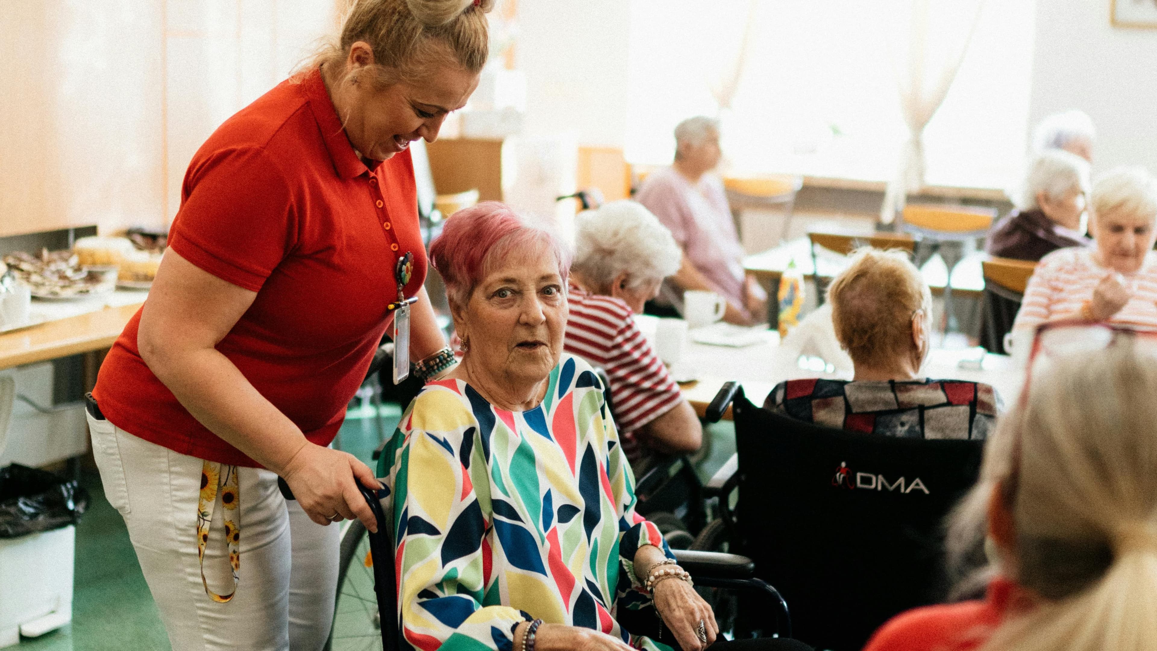 Careplus caregiver on a scheduled hourly visit in Manchester, CT